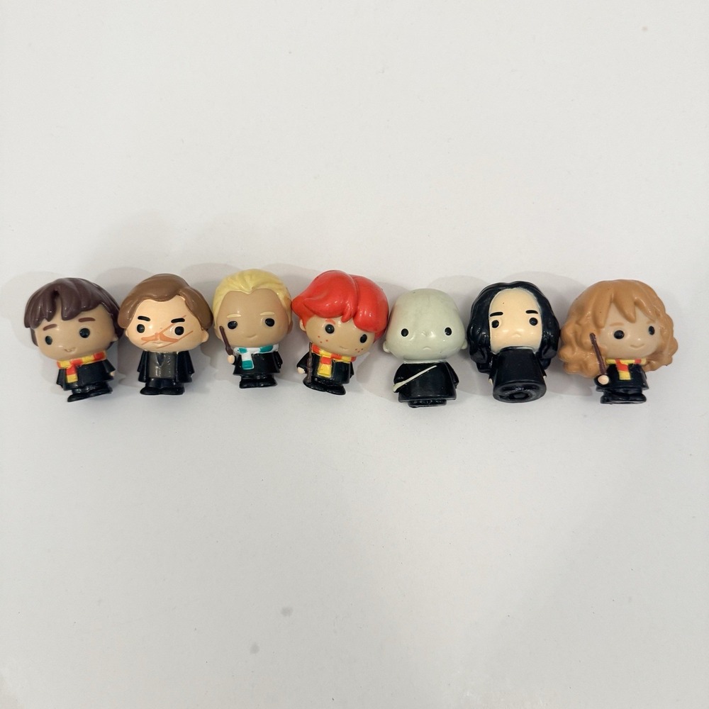 Harry Potter Ooshies Collectible Pencil Toppers Lot‎ Of 7 Figurines Figures